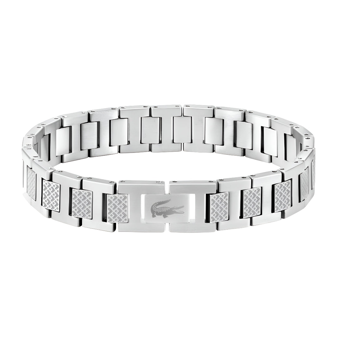 Pulsera Metropole Plateada Acero Inoxidable