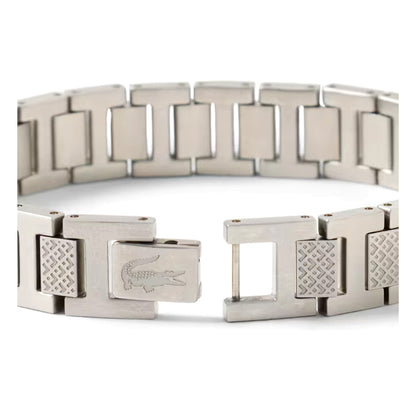 Pulsera Metropole Plateada Acero Inoxidable